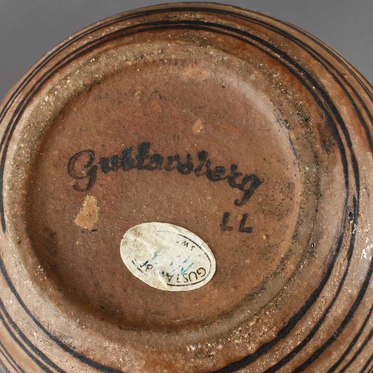 VASER, 2 stycken, stengods. Lisa Larson, Gustavsberg, 1950-60-tal.