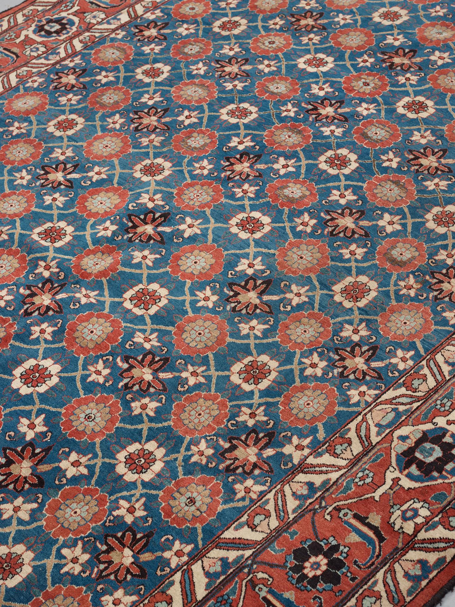 CARPET. Semi-antique Veramin. 313 x 218,4 cm.