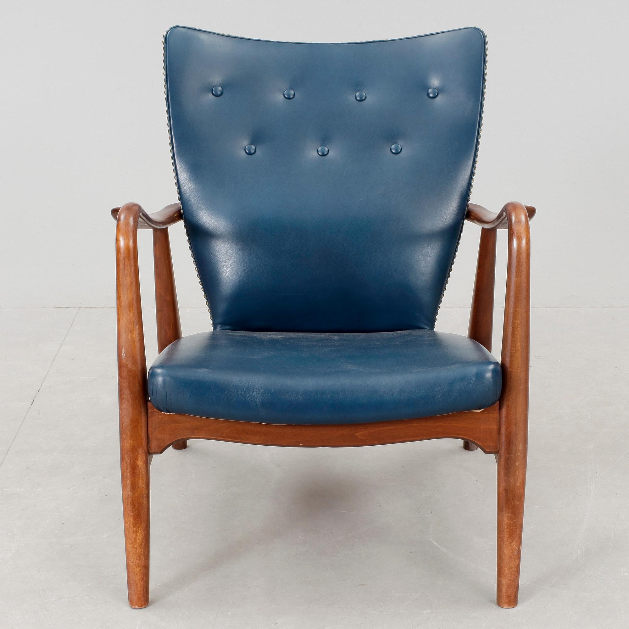 FÅTÖLJ, okänd formgivare, Danmark, 1900-talets andra hälft.