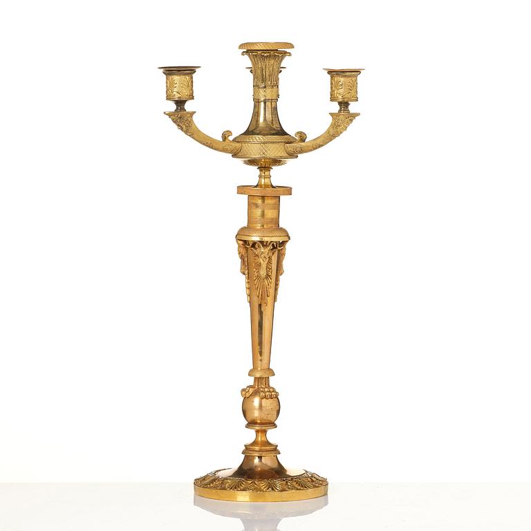 Kandelaber för fyra ljus, Ryssland 1800-talets början, Empire.