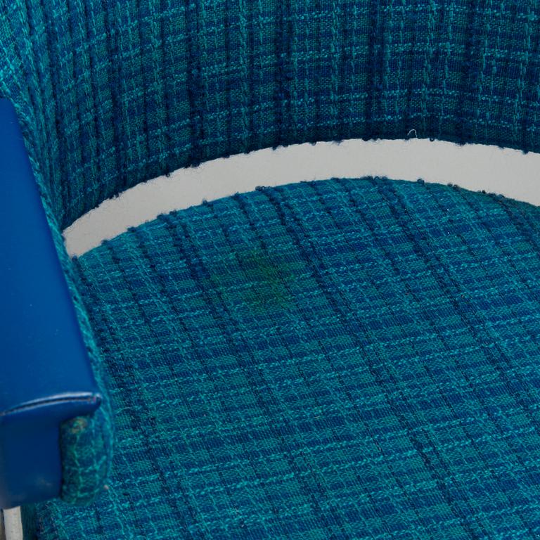 Nojatuoleja, 6 kpl, valmistaja Merva 1970-luku.