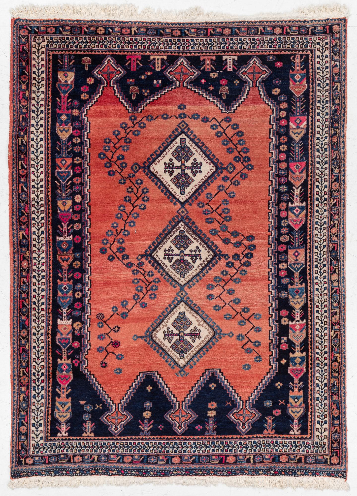 Rug, Afshar, approx. 210 x 155 cm.