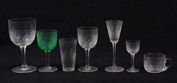 GLASSERVIS, 63 delar, 1900-talets början.