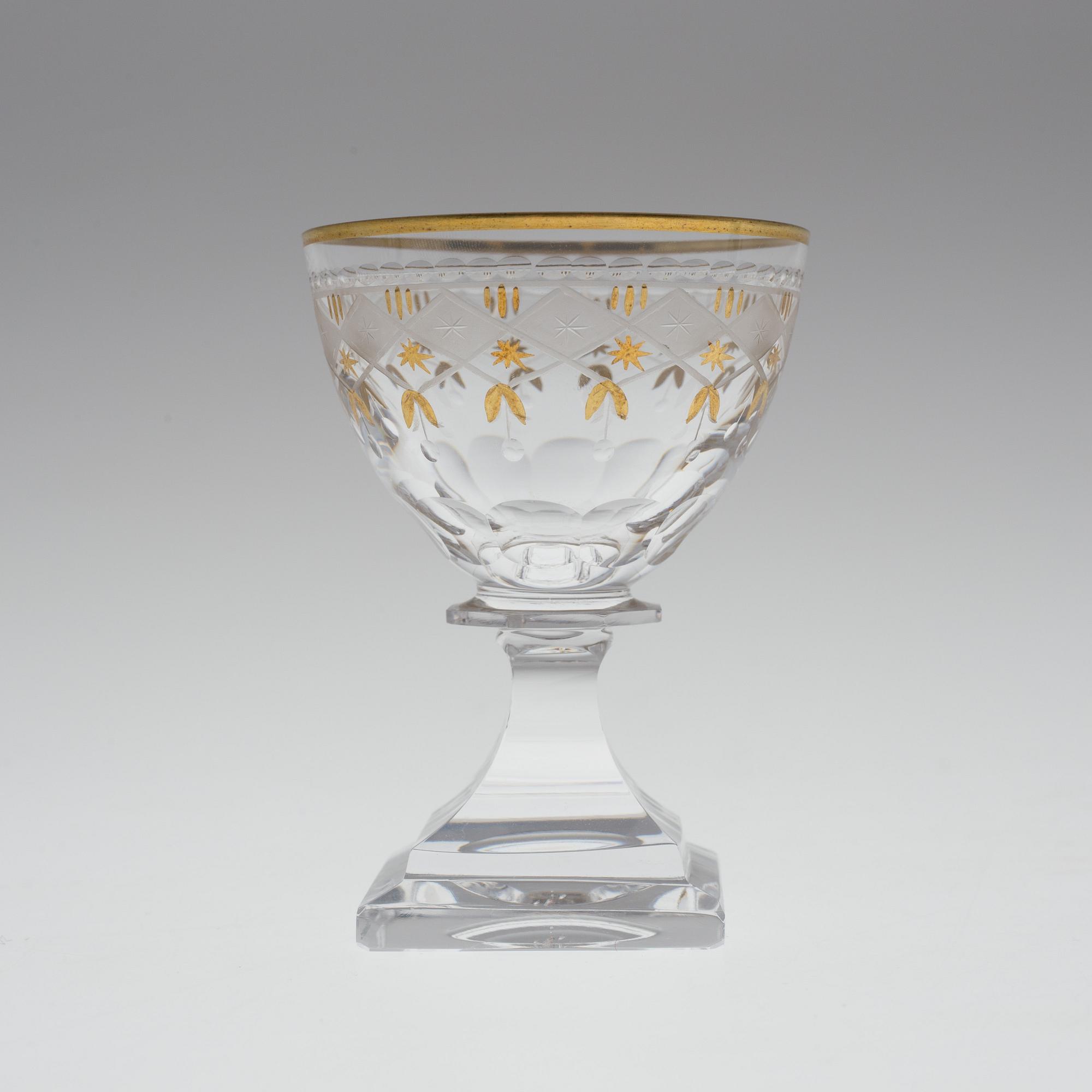 24 pieces of a glass service, 'Odelberg Junior', Kosta.