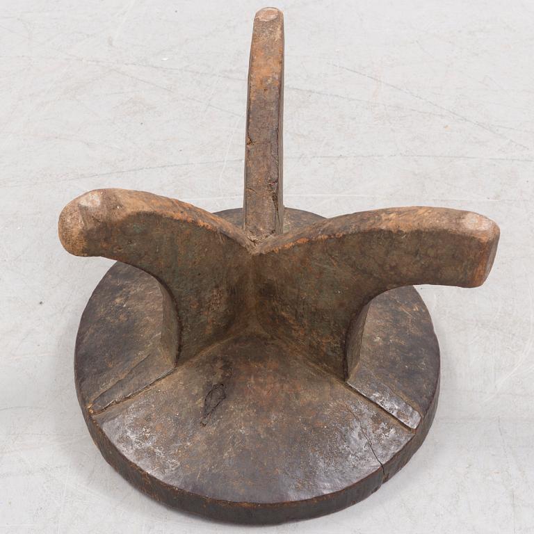 A 20th century African stool.