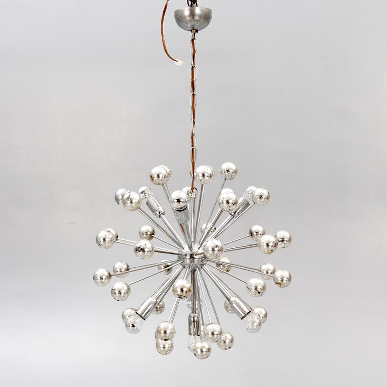 A Paul de Haan ceiling pendant alter part of the 20th century.