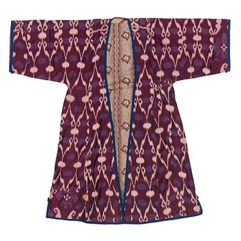 517. A silk Ikat Chapan, Central Asian, 1880s.