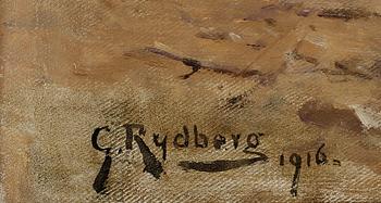GUSTAF RYDBERG, olja på duk, signerad och daterad 1916.