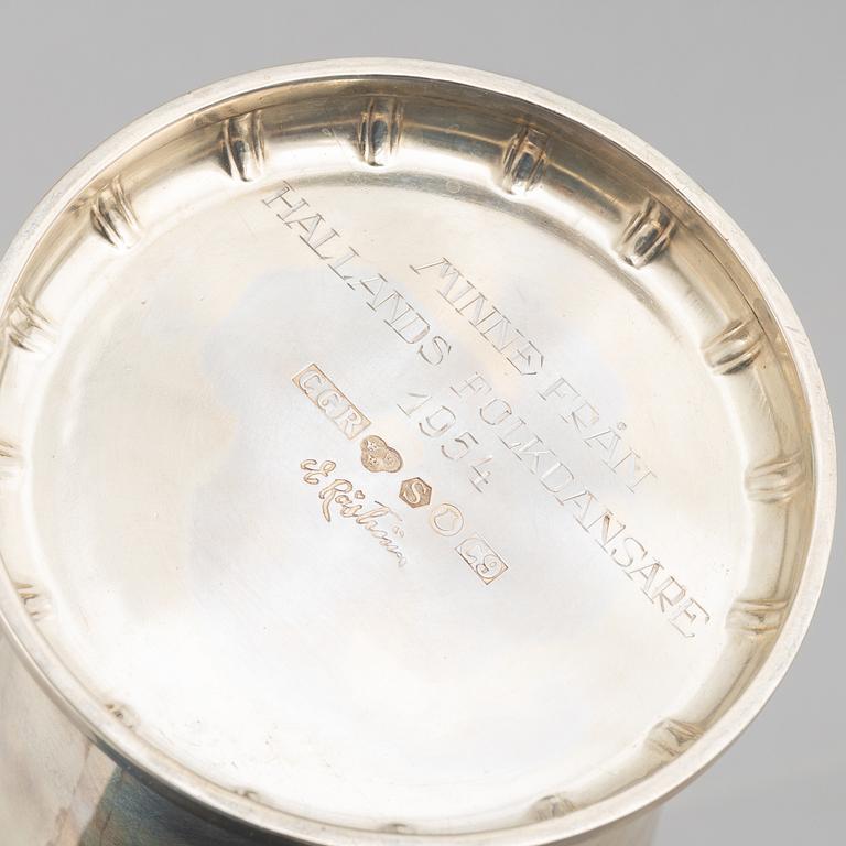 Eric Råström, a silver beaker, CG Råström, Stockholm 1953.