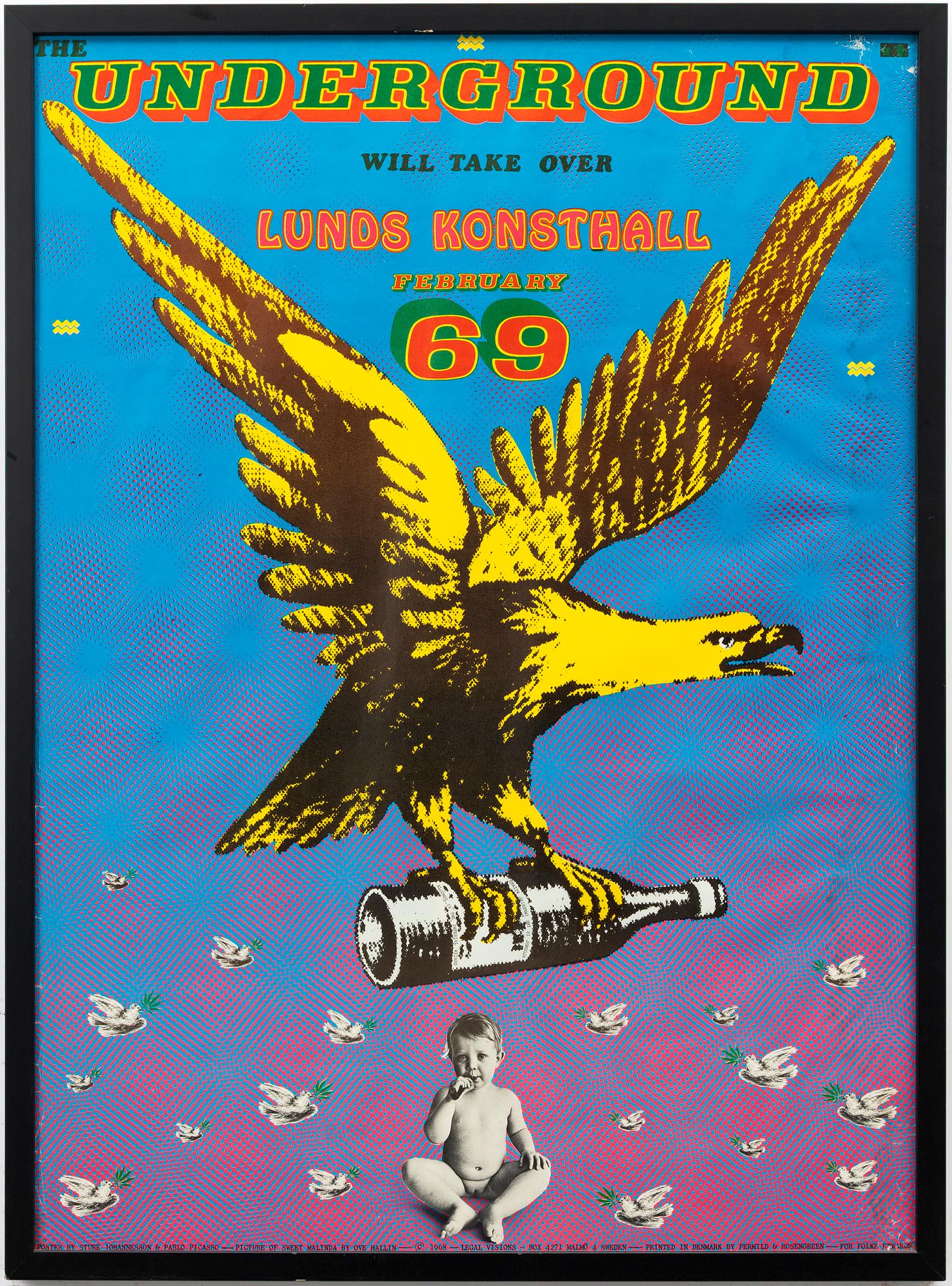 Sture Johannesson, "The Underground will take over," Lunds Konsthall February 69.