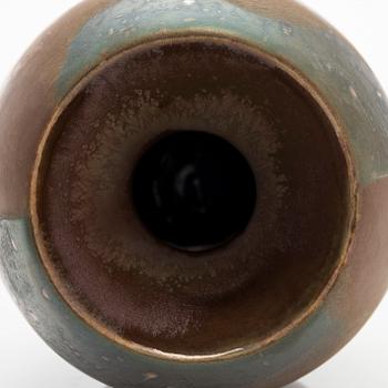 Inkeri Leivo, vas med lock, keramik, signerad Inkeri Leivo Arabia.