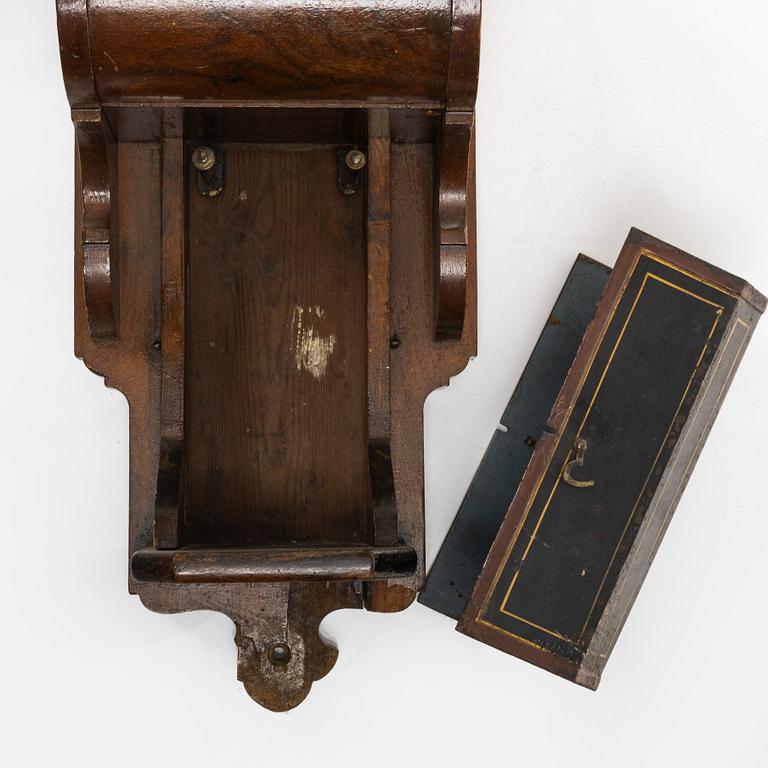 A wall mounted telephone, L.M. Ericsson, Stockholm, early 20th century.