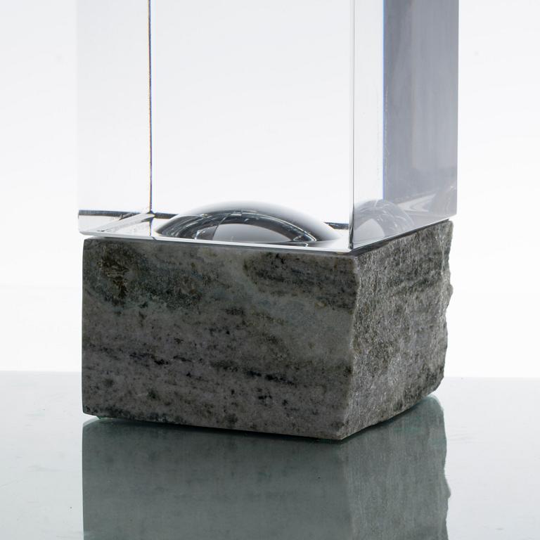 SKULPTUR, glas, Jan Johansson, Orrefors 2001.