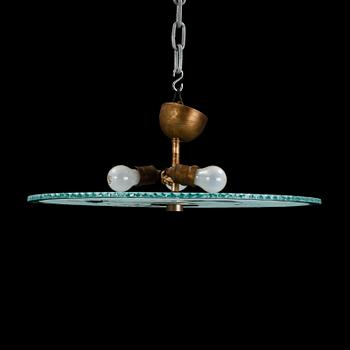 TAKPLAFOND, frostat glas, 1900-talet första hälft.