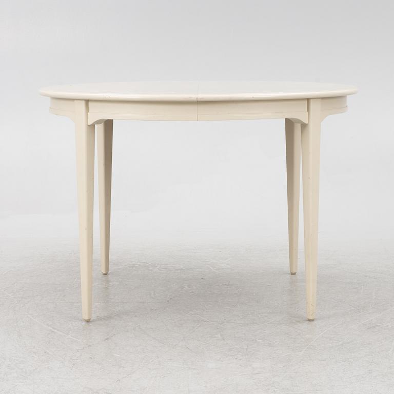 Svante Skogh, a 'Vindö' dining table and four chairs, Balders snickeri, Vaggeryd, second half of the 20th century.