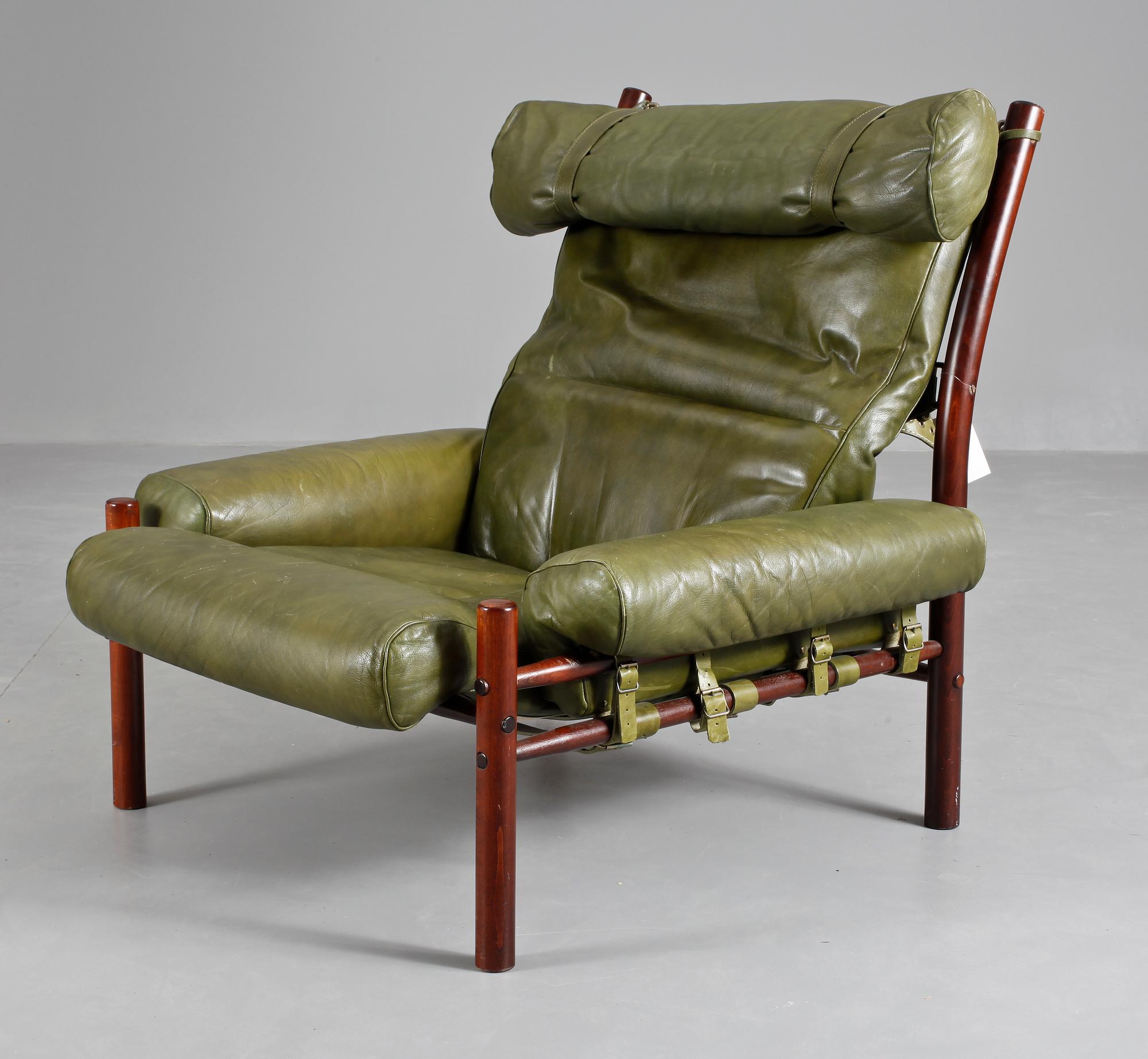 FÅTÖLJ, Norell, 1970-tal. Etikettmärkt.