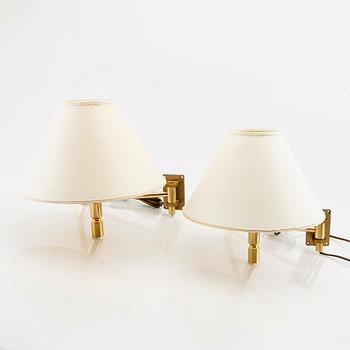 A pair of Evå wall lamps late 20th century.