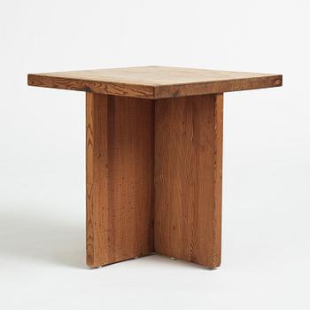 Axel Einar Hjorth, a stained pine table "Lovö", Nordiska Kompaniet Sweden 1930's.