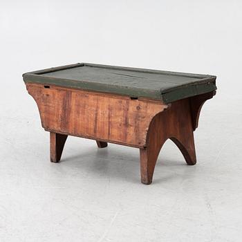 Bench, folk art, 19th century.