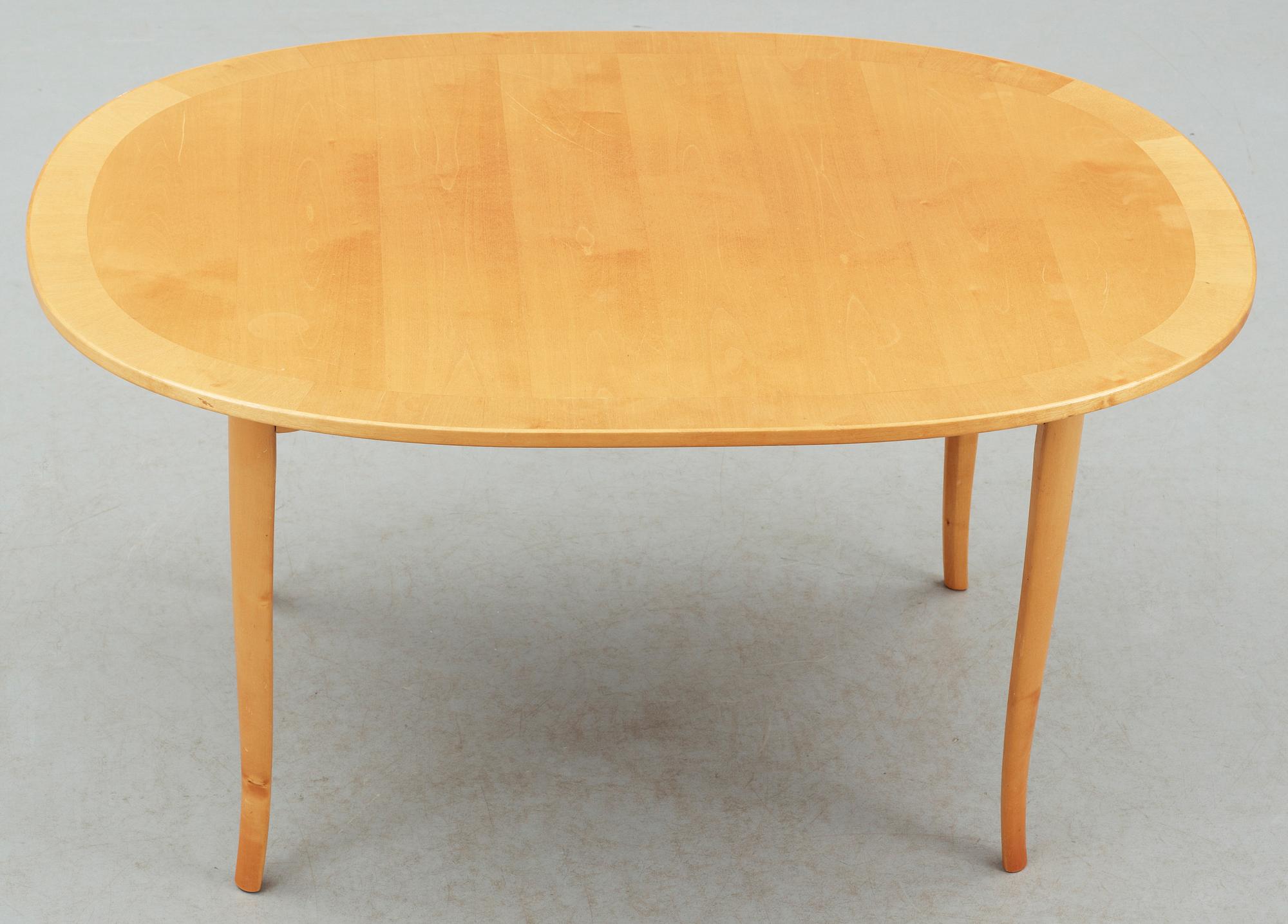 SOFFA samt BORD, "Gustavianus" resp "Ovalen", Carl Malmsten.