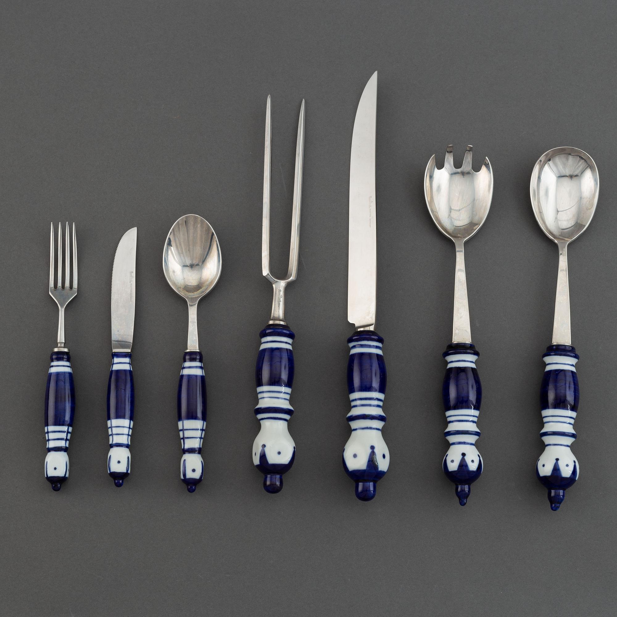 Björn Wiinblad, 40 pices of cutlery 'Siena", Rosental.