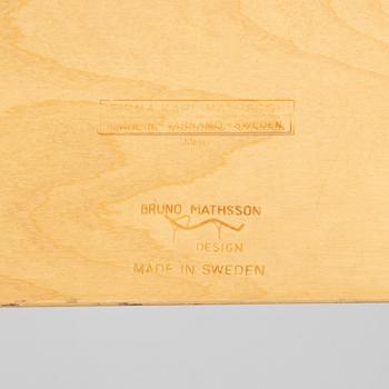 Bruno Mathsson, book shelf, Firma Karl Mathsson, Värnamo, dated 1961.