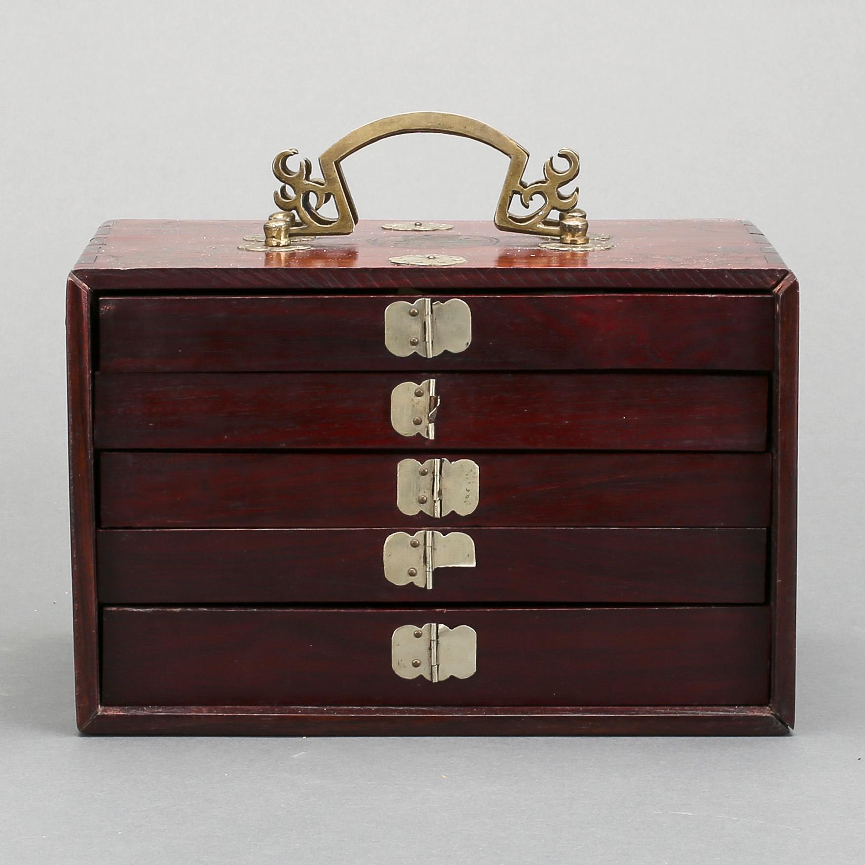 MAHJONGSPEL, mahogny. Kina, 1900-talets början.