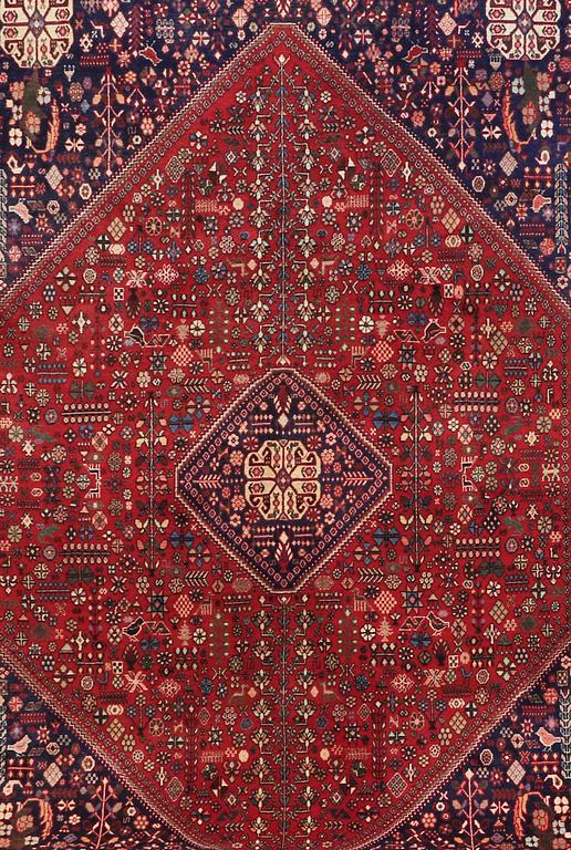 A carpet, Abadeh, around 305 x 205.