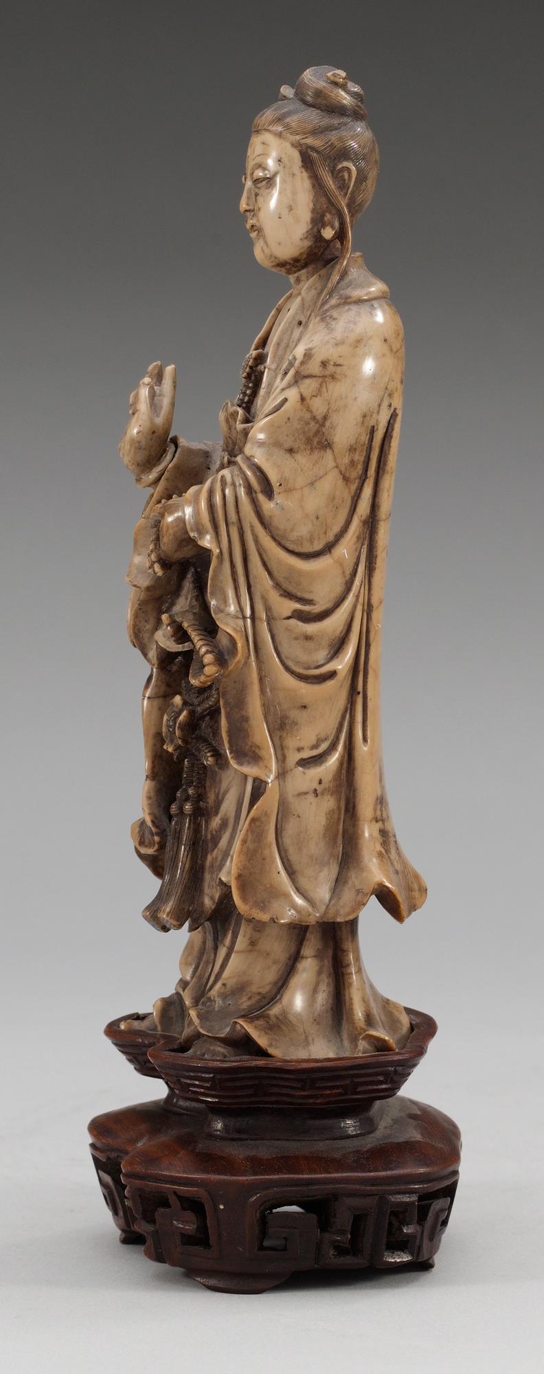 SKULPTUR, sten. Qing dynastin (1644-1912).