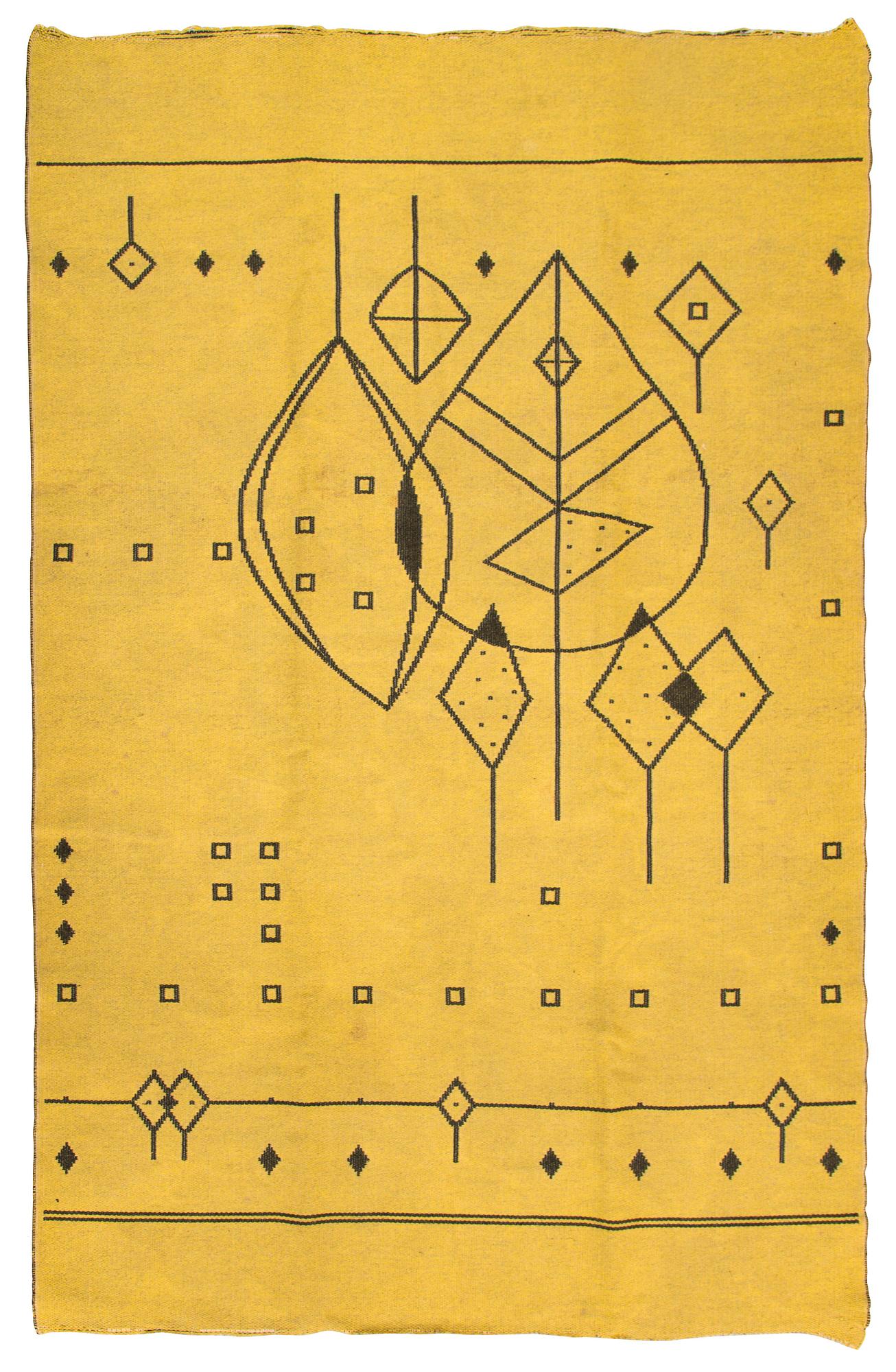Aappo Härkönen, hårgarnsmatta, Mattokutomo, Finland, 1950/60-tal, Ca 240 x 155 cm.
