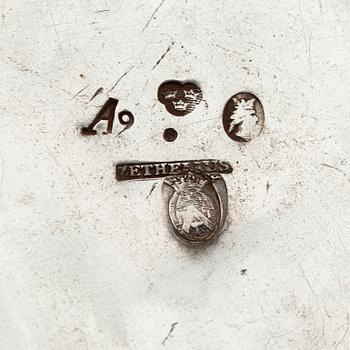 Pehr Zethelius, kaffekanna, silver, Stockholm 1783. Gustaviansk.