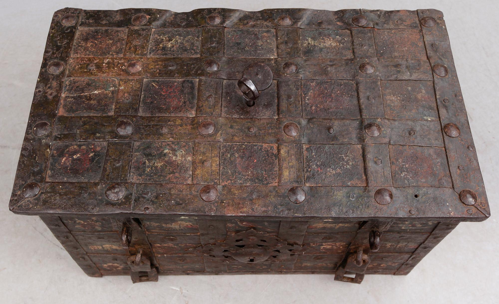 KISTA, järn, barock, 1600-tal.