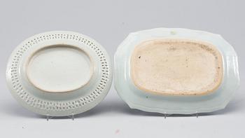 FAT, 2 st, Kina, Qianlong (1736-1795), porslin.