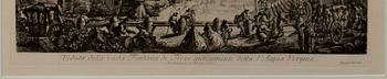 GIOVANNI BATTISTA PIRANESI (ITALIEN), kopparstick, senare avdrag.