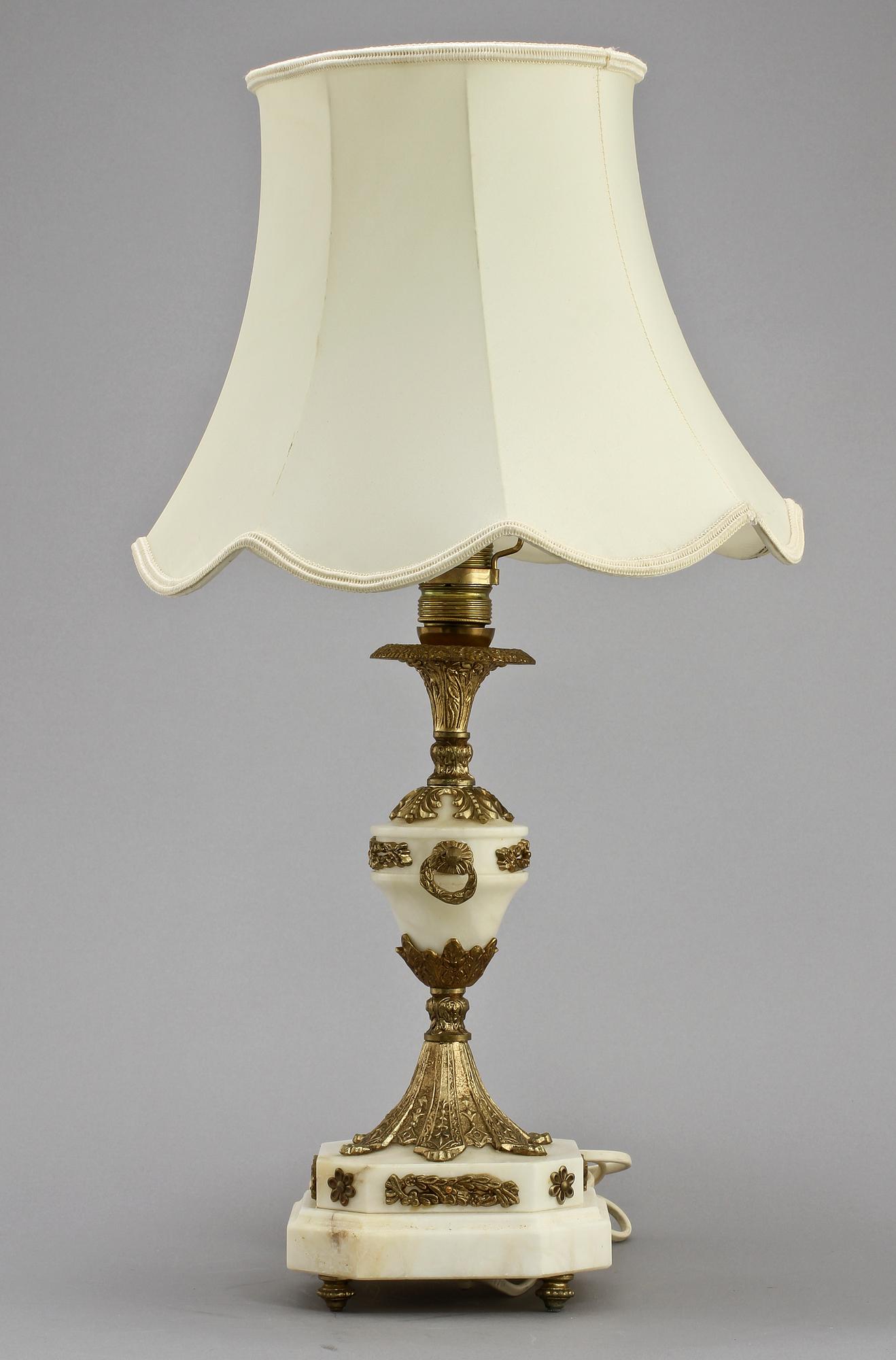 BORDSLAMPA, Louis XVI-stil, 1900-tal.