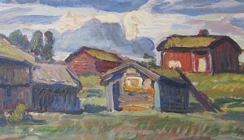 NORDBERG, OLLE, olja på pannå, sign o dat -36.