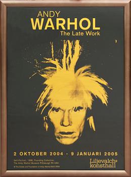 AFFISCH, Andy Warhol, The Late Work. Liljevalchs Konsthall 2005.