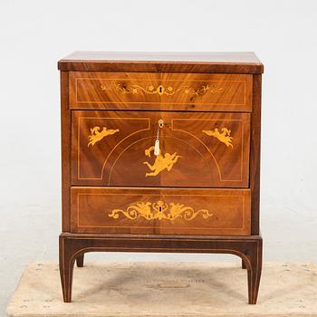 A veneered empire bureau from mid 1800's.