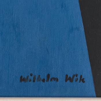 WILHELM WIK, olja på duk. Signerad.