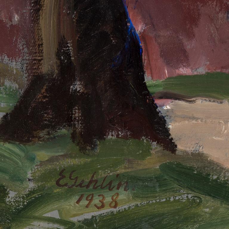 ESTER GEHLIN, olja på duk, signerad och daterad 1938.
