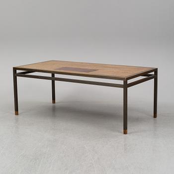 A Danish wengé wood desk, 1960's/70's.