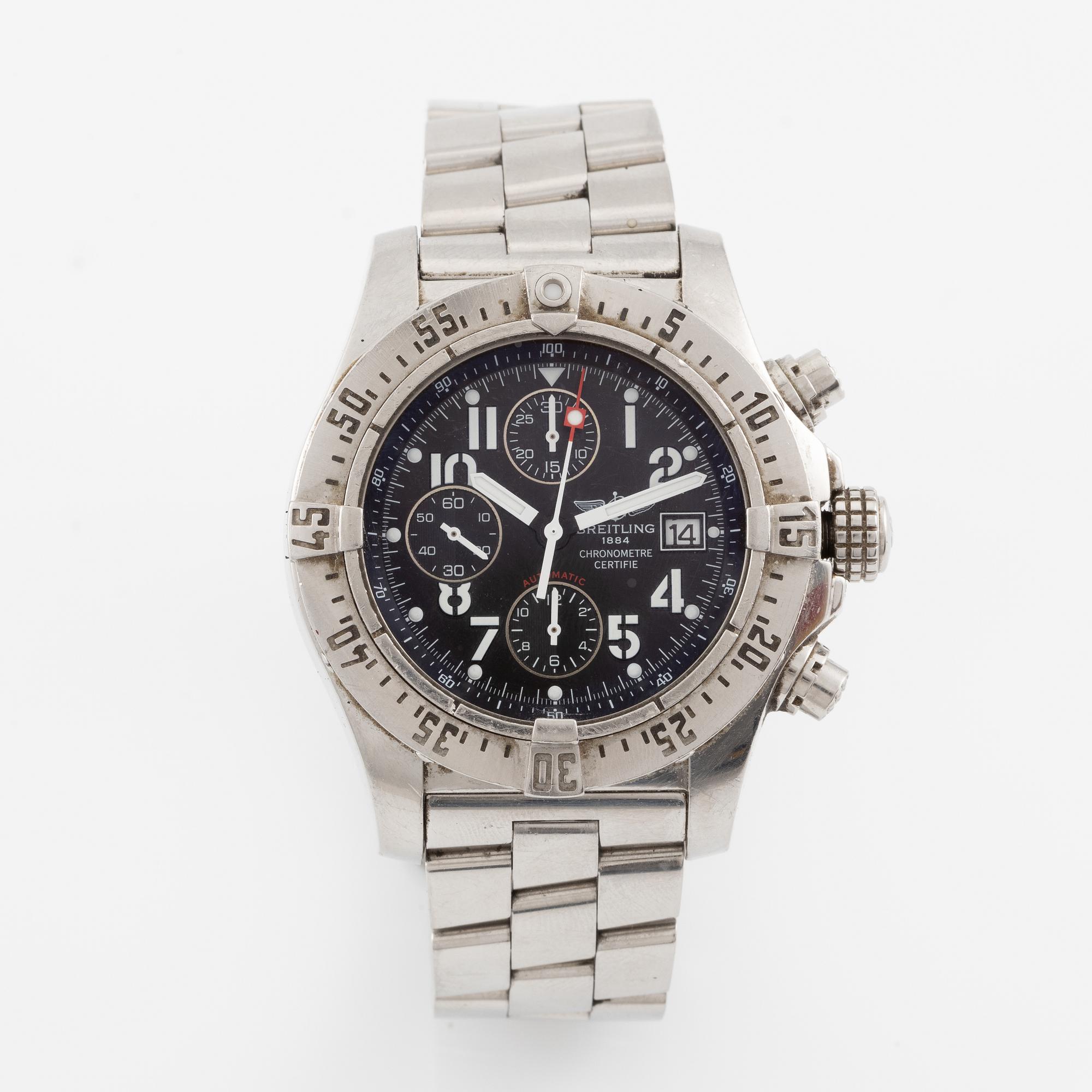 Breitling, Avenger, Skyland, chronograph, wristwatch, 45 mm.