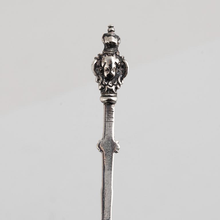 A Scandinavian Silver Spoon, 18th Century.