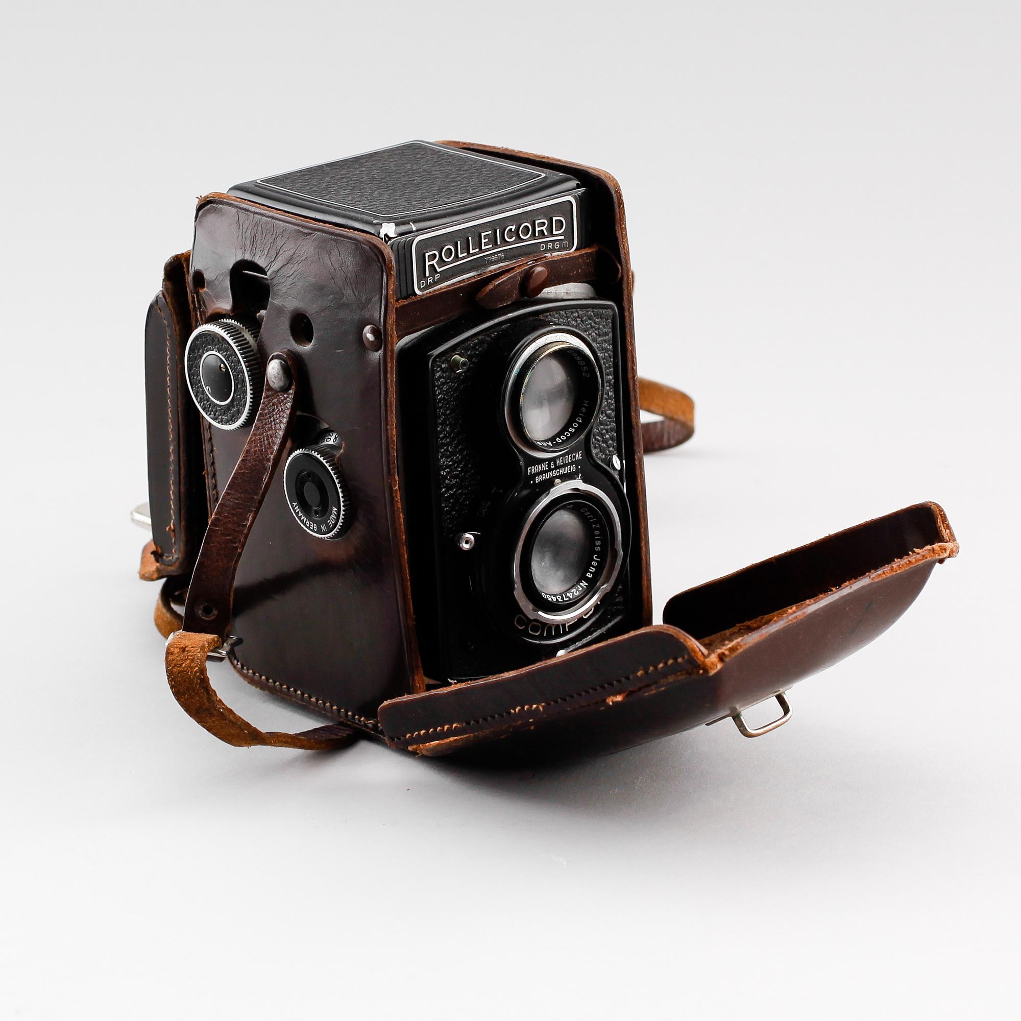 KAMERA, Rolleicord Compur, Franke & Heidecke, Braunschweig, 1900-talets första hälft.