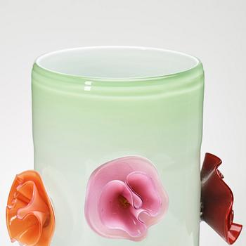 Ulla Forsell, a "Flowers forever", nr 1, glass vase, Stockholm 2008.