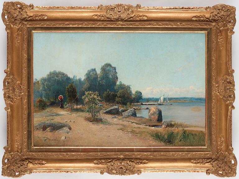 Johan (John) Kindborg, Landscape from Karön, Ronneby in the south of Sweden.