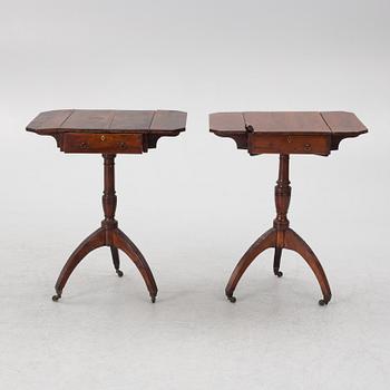 A pair of tables, England, early 19th century.