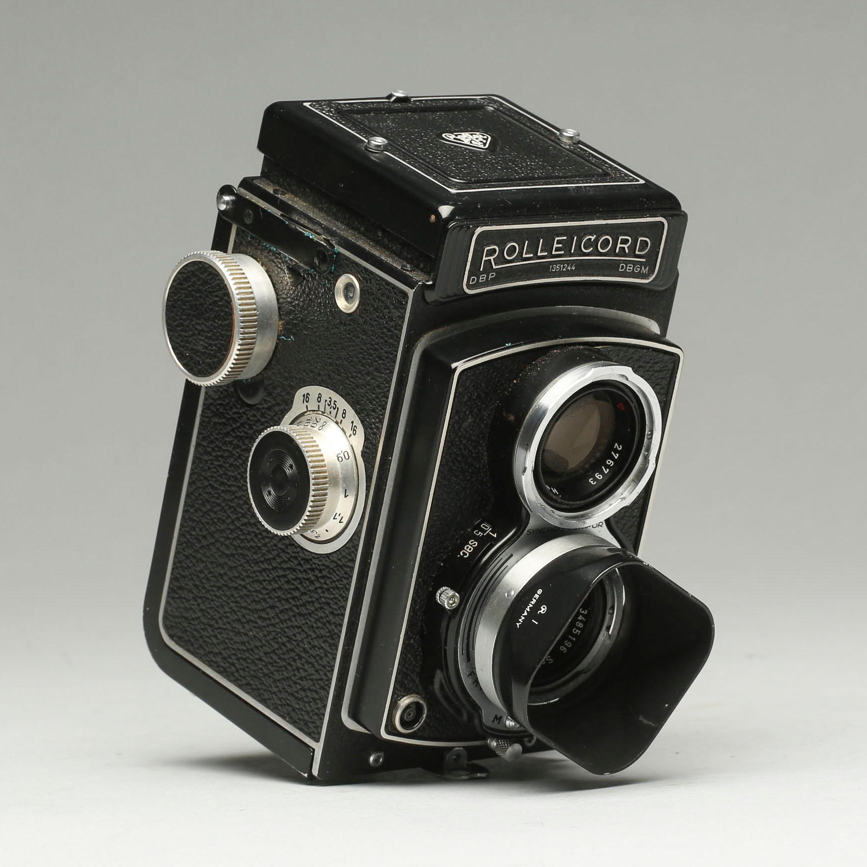 KAMERA, Rolleicord Compur, Franke & Heidecke, Braunschweig, 1900-talets första hälft.