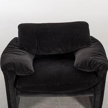 A late 20th century "Maralunga" VICO MAGISTRETTI lounge chair for Cassina.