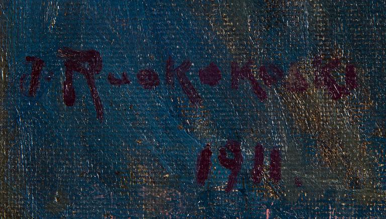 Jalmari Ruokokoski, Självporträtt.